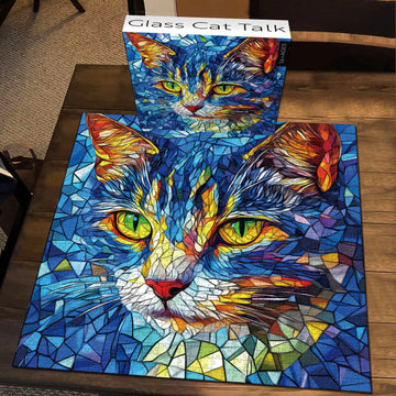Glass Cat Talk puzzle puzzle 1000 pezzi